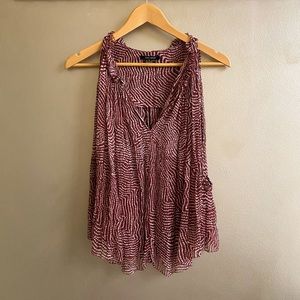 Isabel Marant Silk Chiffon Dot printed Blouse